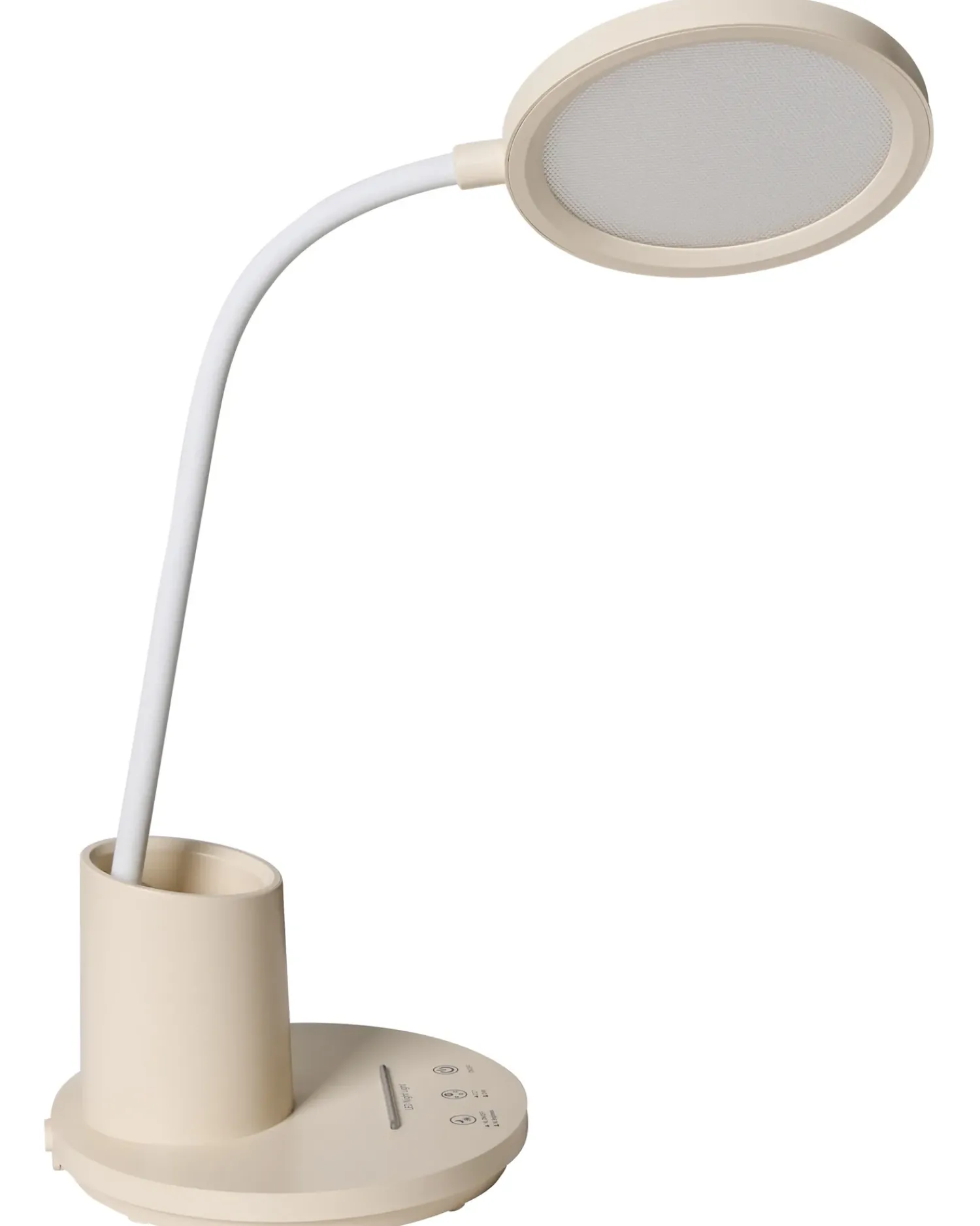 Hot Beliani Lampada da scrivania a LED VELA con dimmer chiaro Beige