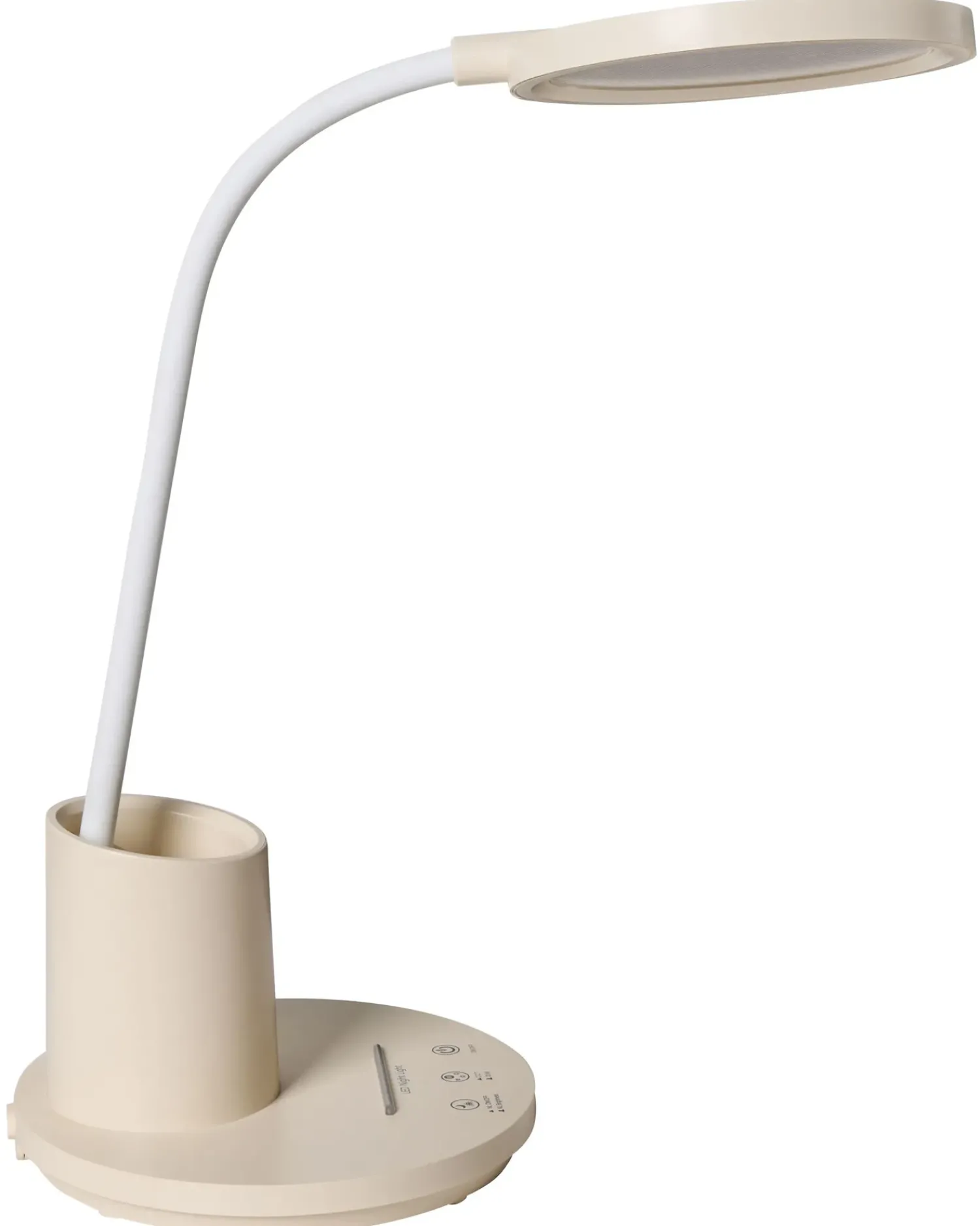 Hot Beliani Lampada da scrivania a LED VELA con dimmer chiaro Beige