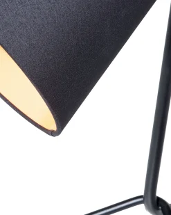 Sale Beliani Lampada da scrivania MOOKI Regolabile Metallo Nero Arancione Nero