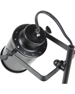 Hot Beliani Lampada da scrivania MUNDAKA Regolabile Metallo Nero Grigio Nero