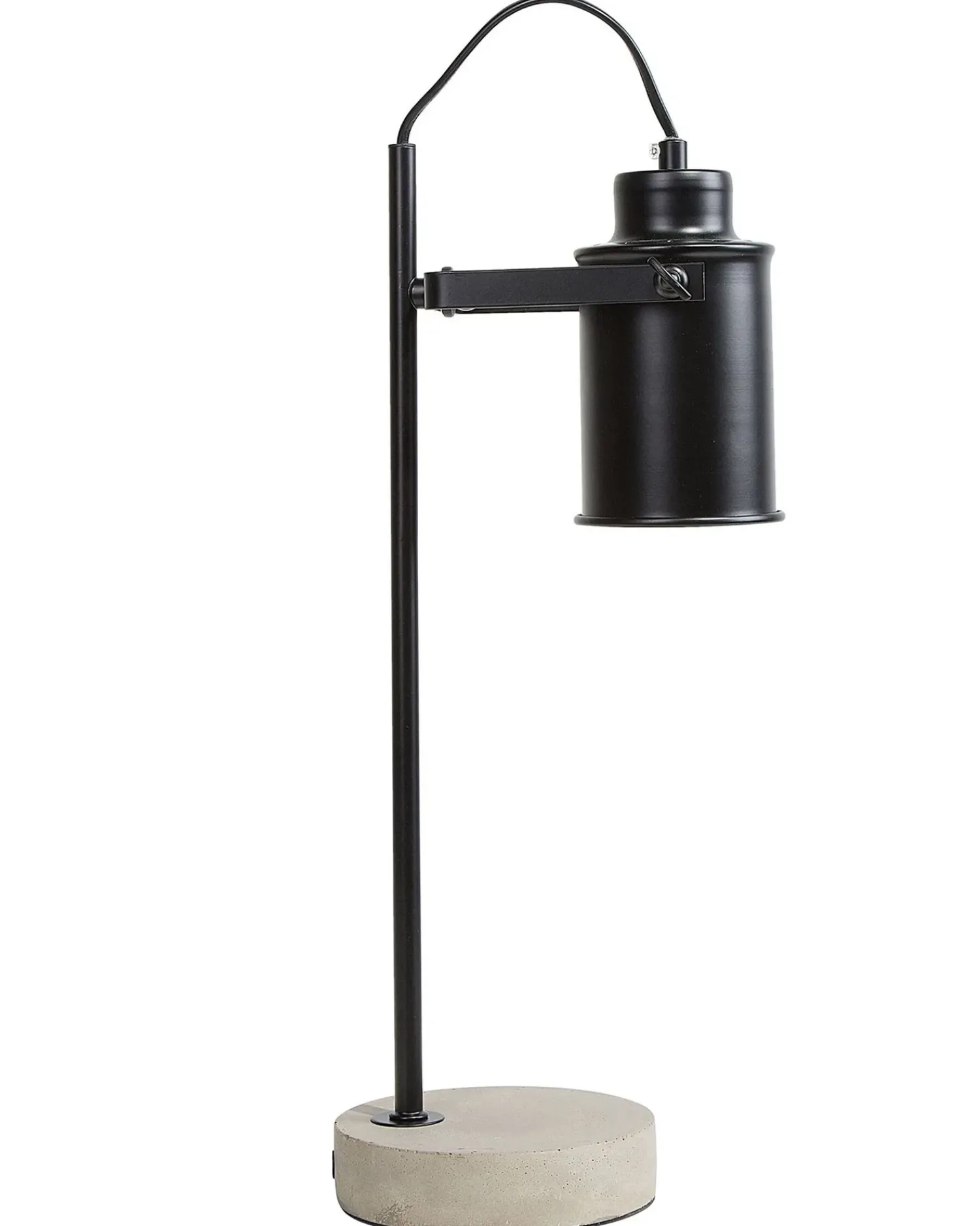 Hot Beliani Lampada da scrivania MUNDAKA Regolabile Metallo Nero Grigio Nero