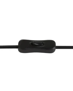 Beliani Lampada da scrivania PINKEEN Metallo Nero Nero Oro