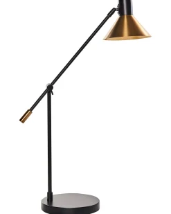 Online Beliani Lampada da scrivania PINKEEN Metallo Oro Nero Oro
