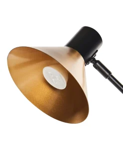 Online Beliani Lampada da scrivania PINKEEN Metallo Oro Nero Oro