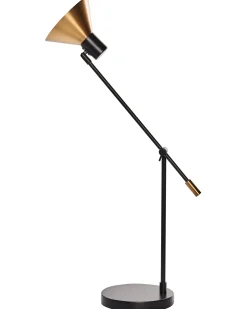Online Beliani Lampada da scrivania PINKEEN Metallo Oro Nero Oro