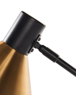 Online Beliani Lampada da scrivania PINKEEN Metallo Oro Nero Oro