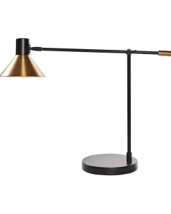 Online Beliani Lampada da scrivania PINKEEN Metallo Oro Nero Oro
