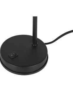 Discount Beliani TYRIA Regolabile Metallo Nero Bianco Oro Nero