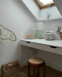 Hot Beliani Lampada da tavolo ABBIE Ceramica Verde chiaro Bianco Verde