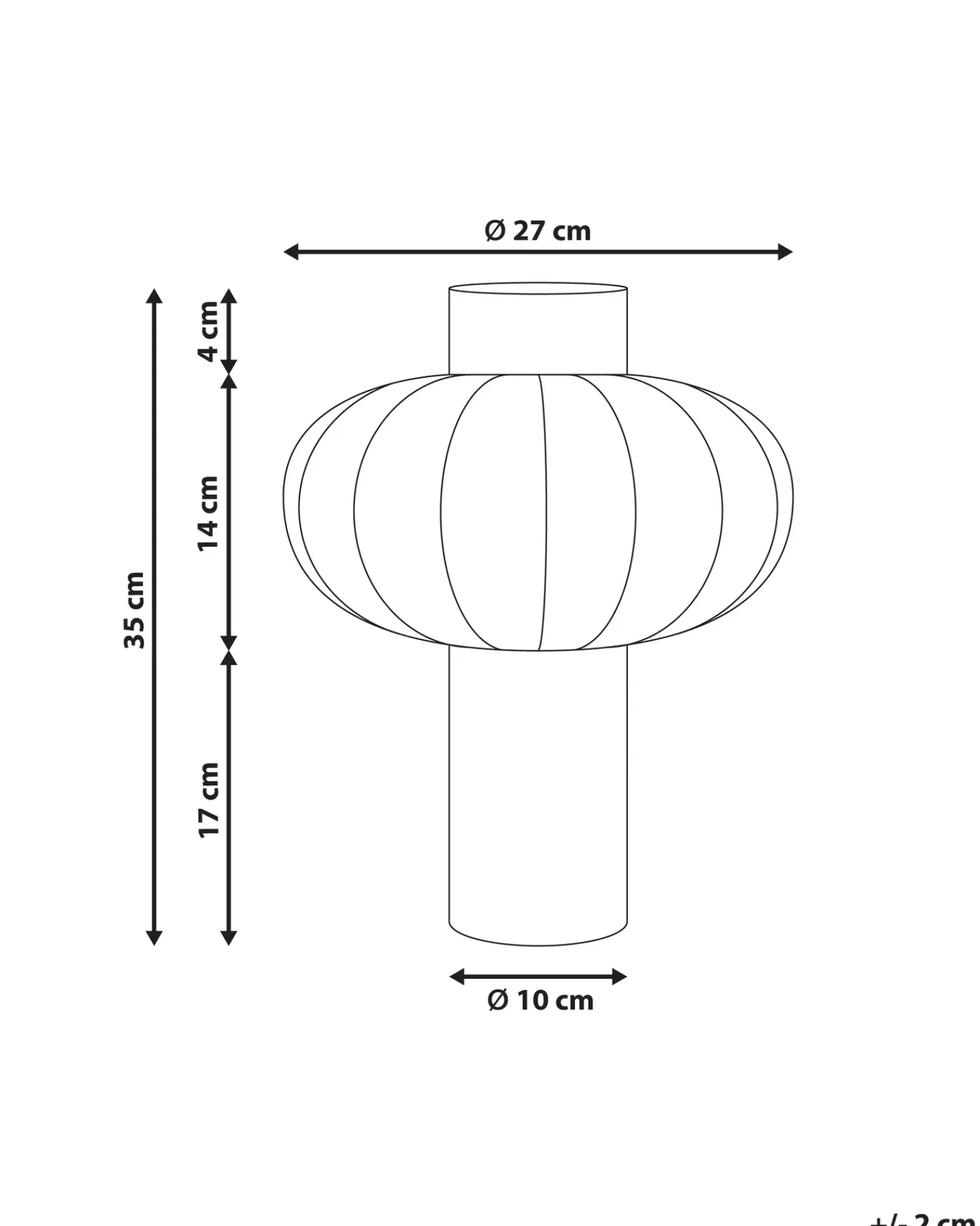 Online Beliani Lampada da tavolo ABENS Legno Nero Bianco Nero