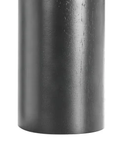 Online Beliani Lampada da tavolo ABENS Legno Nero Bianco Nero