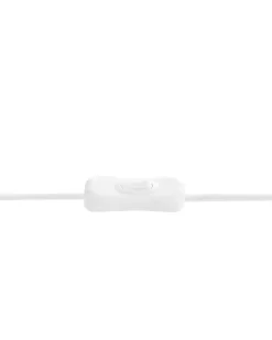 Outlet Beliani Lampada da tavolo ABENS Legno Marrone chiaro Bianco Marrone
