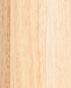 Outlet Beliani Lampada da tavolo ABENS Legno Marrone chiaro Bianco Marrone
