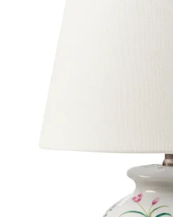 New Beliani Lampada da tavolo ACROSSO Porcellana Bianco Bianco Blu Giallo Rosa Verde