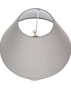 Sale Beliani Lampada da tavolo AGEFET Ceramica Grigio Beige Grigio