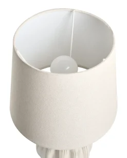 Beliani Lampada da tavolo AGUAN Ceramica chiaro Beige