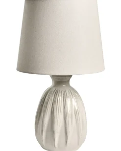 Beliani Lampada da tavolo AGUAN Ceramica chiaro Beige