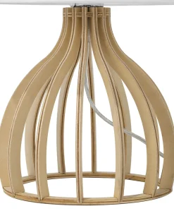 Hot Beliani Lampada da tavolo AGUEDA Marrone/Bianco Bianco Marrone