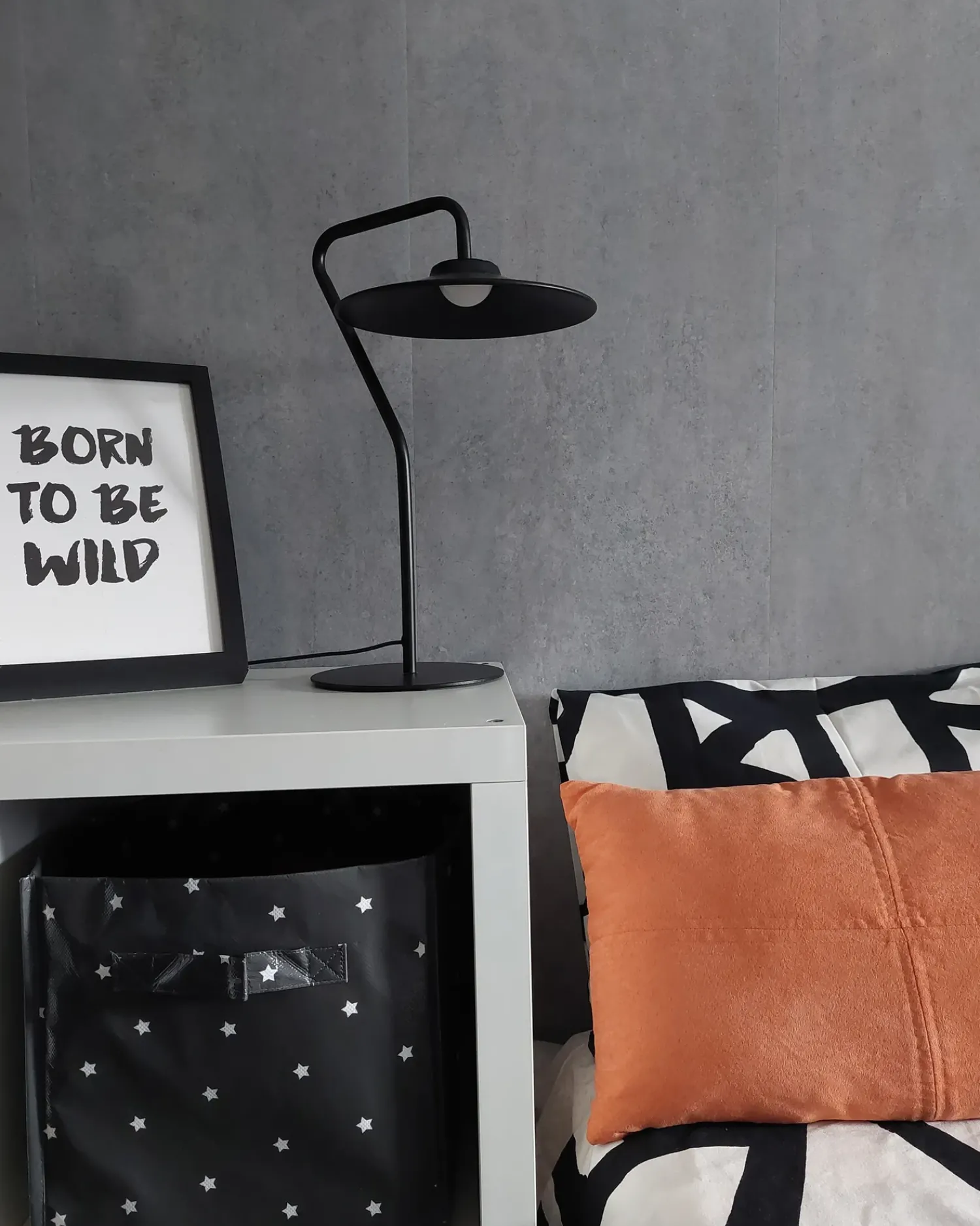Online Beliani Lampada da tavolo a LED GALETTI Metallo Nero