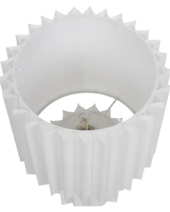 New Beliani Lampada da tavolo ALFEIOS Lino Bianco