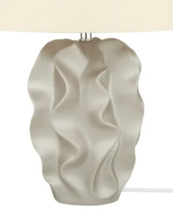 Online Beliani Lampada da tavolo ALLIKA Ceramica Oro Beige Oro