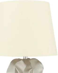 Online Beliani Lampada da tavolo ALLIKA Ceramica Oro Beige Oro