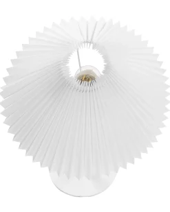 Outlet Beliani Lampada da tavolo ALWERO Metallo Bianco