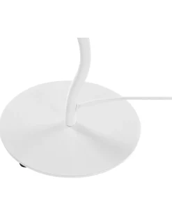 Outlet Beliani Lampada da tavolo ALWERO Metallo Bianco