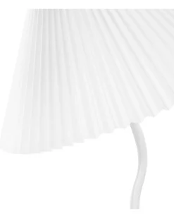 Outlet Beliani Lampada da tavolo ALWERO Metallo Bianco