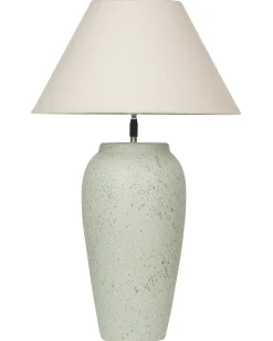 Best Beliani Lampada da tavolo AMBLO Ceramica sporco Bianco