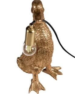 Best Beliani Lampada da tavolo Anatra ANATIS Oro Ottone Oro