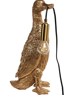 Best Beliani Lampada da tavolo Anatra ANATIS Oro Ottone Oro