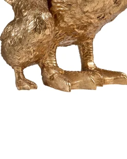 Beliani Lampada da tavolo Anatra DAFFY Oro Ottone Oro
