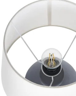 Online Beliani Lampada da tavolo ARCOS Ceramica Grigio Bianco Grigio
