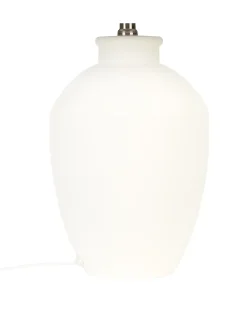 Discount Beliani Lampada da tavolo ARCOS Ceramica Bianco Bianco Marrone