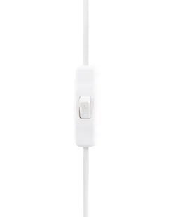 Discount Beliani Lampada da tavolo ARCOS Ceramica Bianco Bianco Marrone