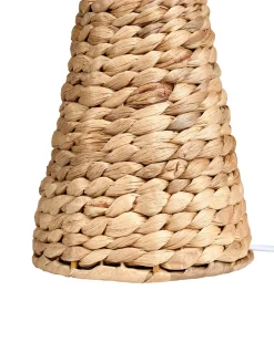 Hot Beliani Lampada da tavolo ATRAI Giacinto d'acqua Naturale Bianco Naturale