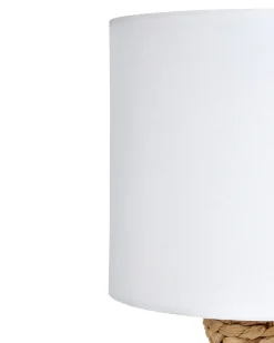 Hot Beliani Lampada da tavolo ATRAI Giacinto d'acqua Naturale Bianco Naturale