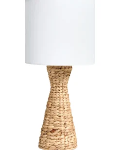 Hot Beliani Lampada da tavolo ATRAI Giacinto d'acqua Naturale Bianco Naturale