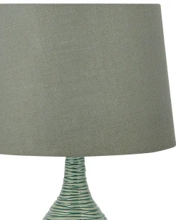 Hot Beliani Lampada da tavolo ATSAS Ceramica scuro Verde