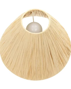 Discount Beliani Lampada da tavolo BARBAS Ceramica Naturale Bianco Naturale