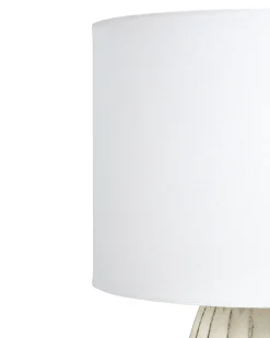 Hot Beliani Lampada da tavolo BELIHUL Ceramica sporco Bianco