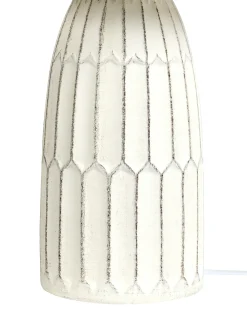Hot Beliani Lampada da tavolo BELIHUL Ceramica sporco Bianco
