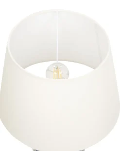 Best Beliani Lampada da tavolo BELUSO Porcellana Bianco/Blu Bianco Blu