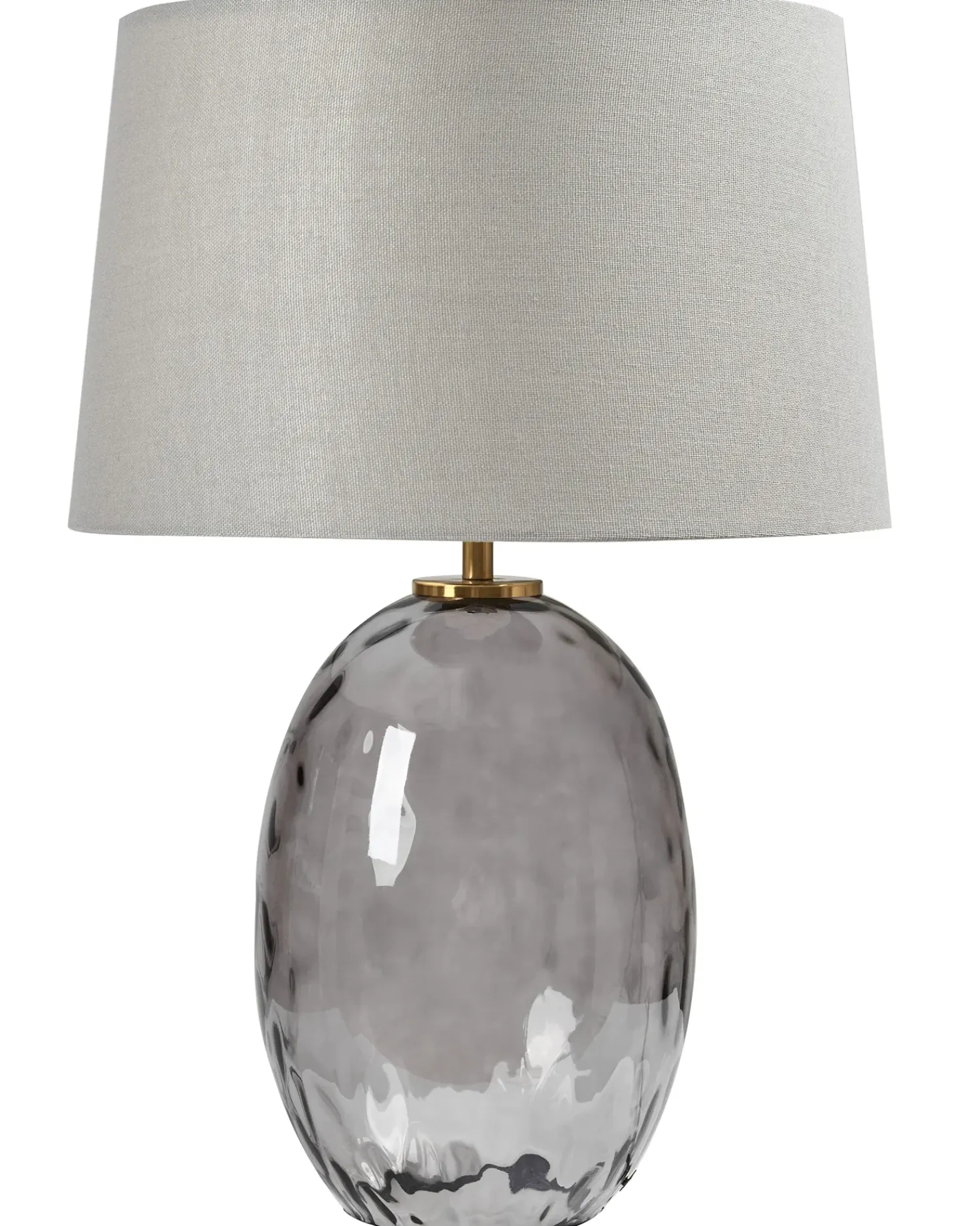Hot Beliani Lampada da tavolo BONELLI Grigio Trasparente Grigio
