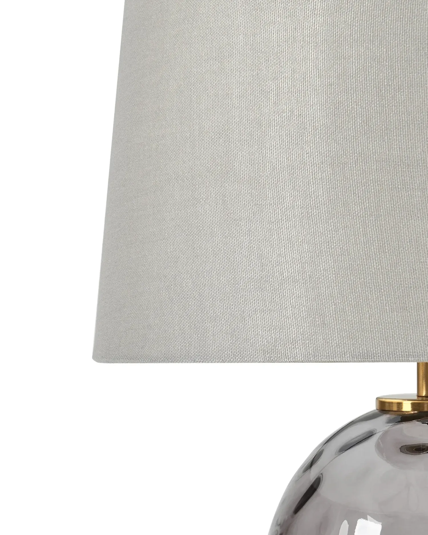 Hot Beliani Lampada da tavolo BONELLI Grigio Trasparente Grigio