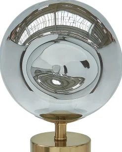 Hot Beliani Lampada da tavolo BOYD Metallo Ottone Argento Ottone