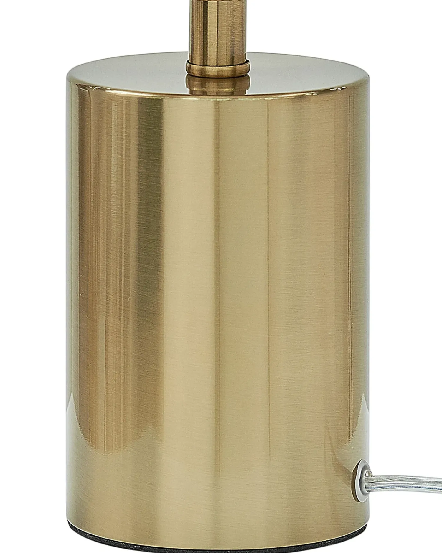 Hot Beliani Lampada da tavolo BOYD Metallo Ottone Argento Ottone