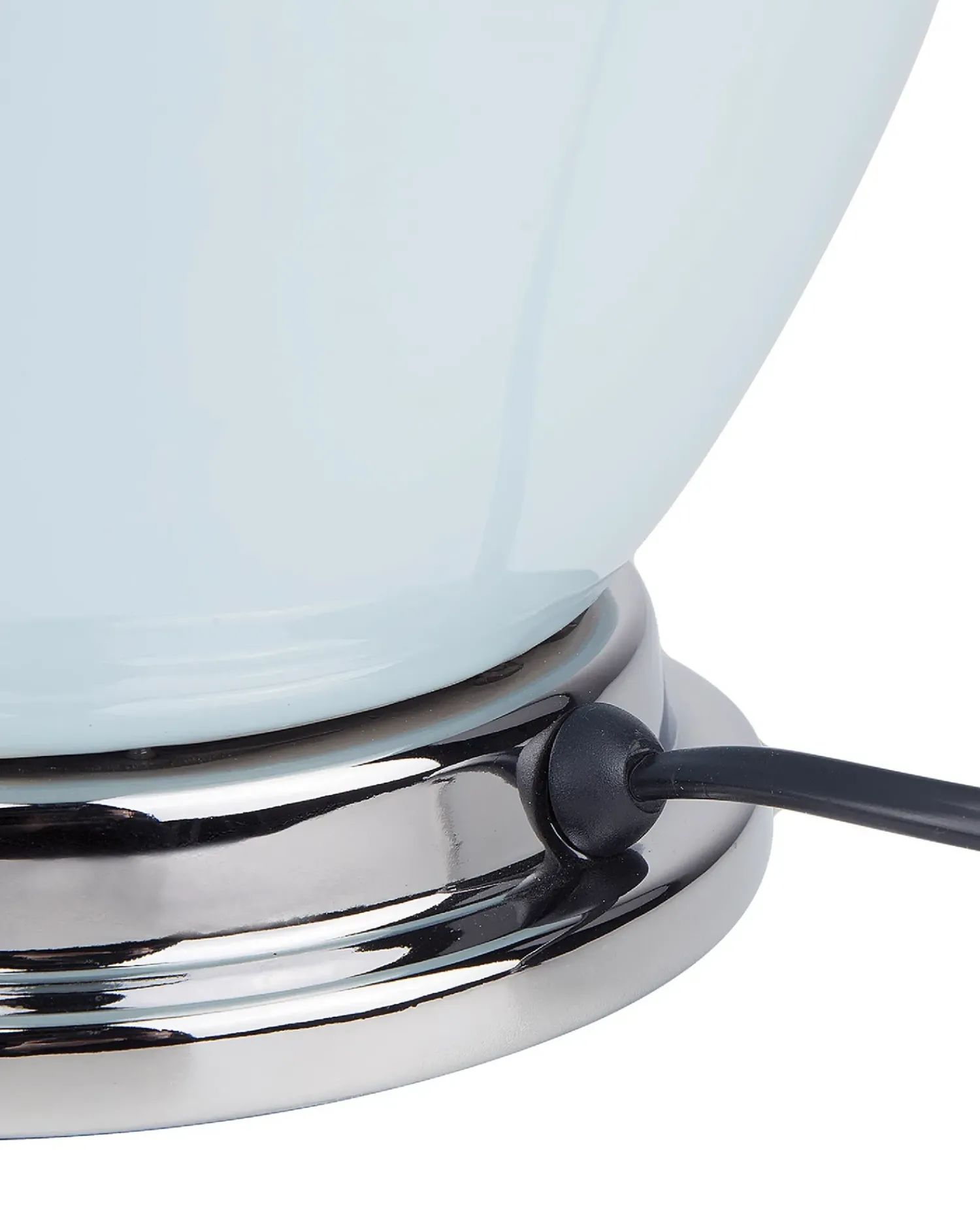 Sale Beliani Lampada da tavolo BRENTA Ceramica Azzurro Bianco Blu