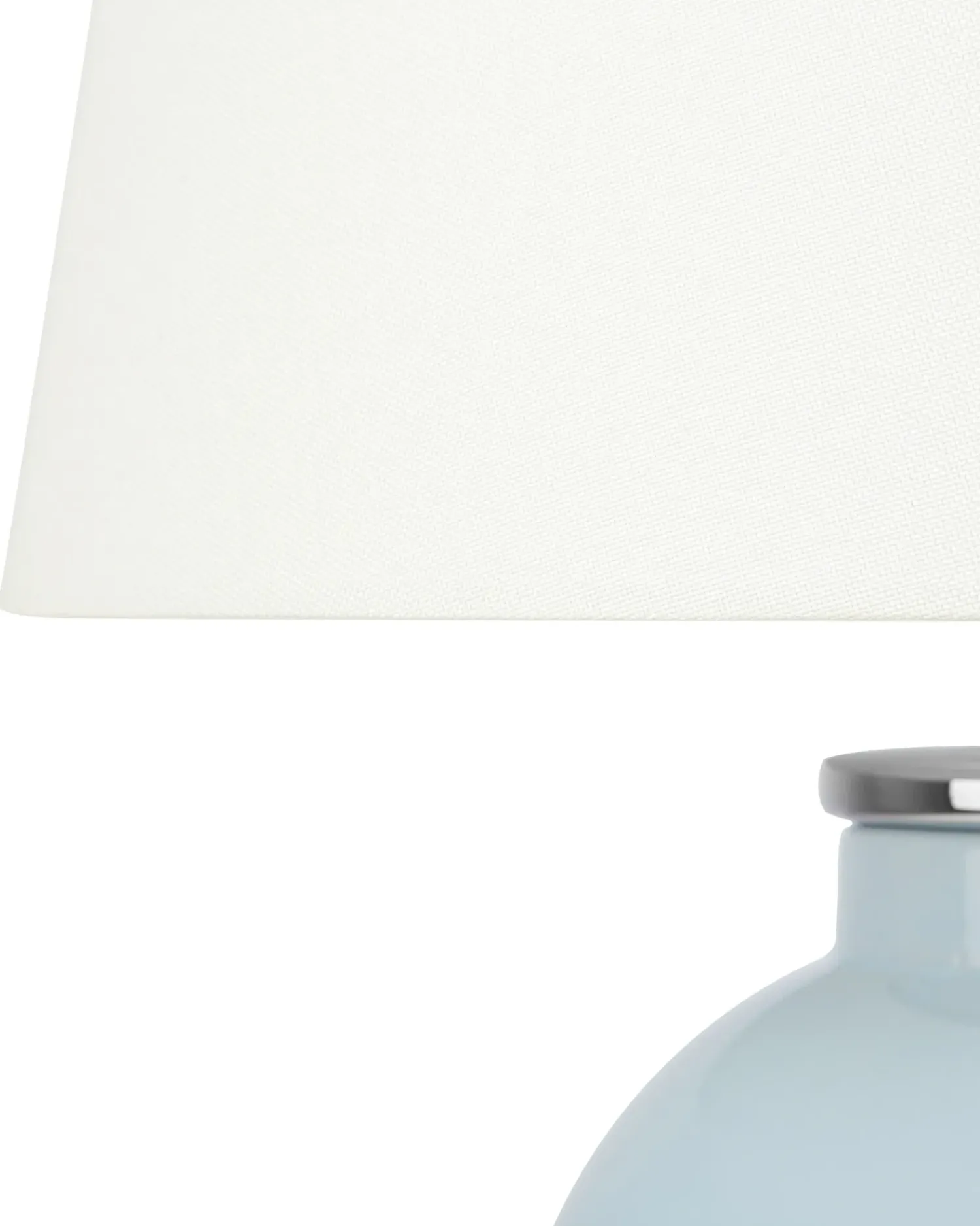 Sale Beliani Lampada da tavolo BRENTA Ceramica Azzurro Bianco Blu